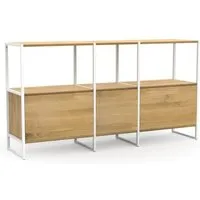 ekomia ekomia Highboard Wega, Flap weiß, – Produktbild 1 von 1