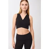 mandala MANDALA Damen vegan Sport-Bh Pilates Schwarz – Produktbild 1 von 1