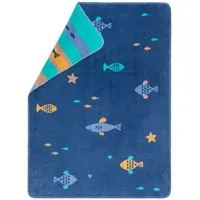 david fussenegger David Fussenegger Kuschlige Babydecke "Fische" 75 x 100, aus Recycling-Baumwolle – Produktbild 1 von 1