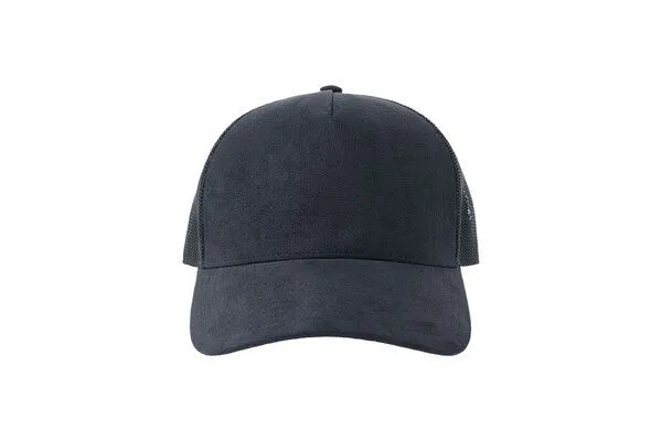 Atlantis Headwear Atlantis Headwear Damen / Herren Netz Cap kombiniert mit Wildlederoptik, Navy, – Produktbild 3 von 4