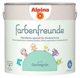 Alpina Alpina Wandfarbe 2,5 L. Farbenfreunde Geckogrün No. 19 – Produktbild 1 von 1