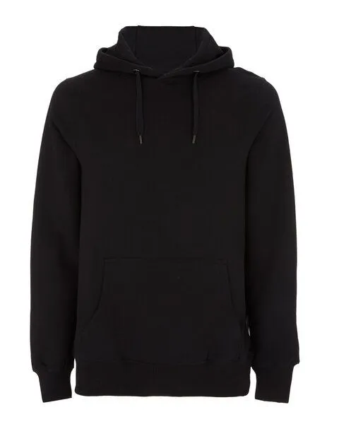 Earth Positive Earth Positive Unisex Pullover Hoody Kängurutasche Bio Baumwolle, Schwarz, – Produktbild 1 von 4