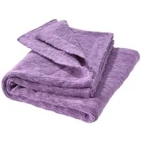 Disana Disana Baby Leinen-Strick-Decke flieder ca. 80 x 100cm – Produktbild 1 von 1