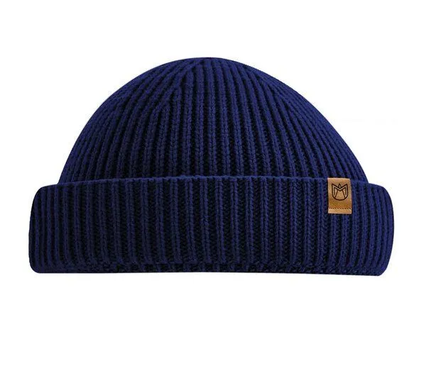 mate mate Strick Matrosen Beanie Mütze, Blau, – Produktbild 1 von 1