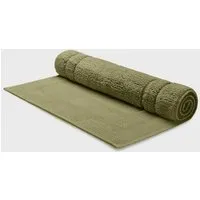 Yumeko Badematte Deluxe 60x100 cm "Yumeko" aus Bio-Baumwolle, Olive green, – Produktbild 1 von 1