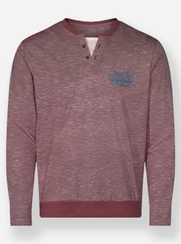 Catamaran Langarmshirt bordeaux-meliert – Produktbild 1 von 1