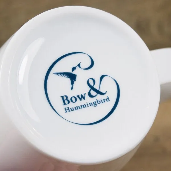 Bow & Hummingbird Bow & Hummingbird Großer Porzellanbecher Meer Bitte – Produktbild 3 von 4