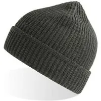 Atlantis Headwear Atlantis Headwear Warme, komfortabele und nachhaltige Strickmütze der Marke Atlantis Beanie Wintermütze, Dunkelgrau melange, – Produktbild 1 von 1
