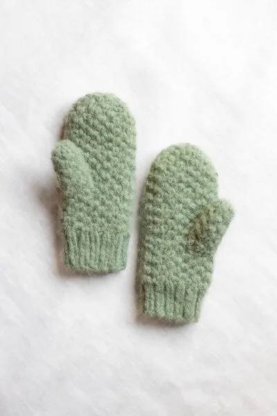 Jyoti - Fair Works Jyoti - Fair Works Baby-Alpaka Fäustling Handschuhe Casma, Mint, – Produktbild 1 von 3