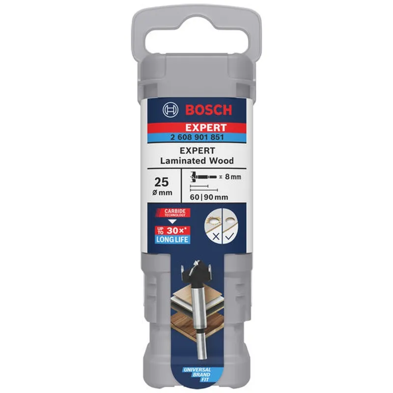 Bosch Professional Bosch Professional Bosch EXPERT Scharnierlochbohrer Laminated Wood, 25 x 60 x 90 mm – Produktbild 1 von 1