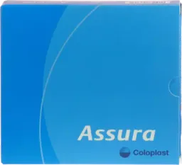 Coloplast ASSURA Basisp.extra RR50 10-45mm m.Gürtelb. 5 St Basisplatte – Produktbild 1 von 1