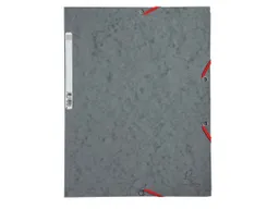 Exacompta 25 Exacompta Sammelmappen, Colorspan-Karton, 400 g/m², DIN A4, 3 Klappen, grau – Produktbild 1 von 1