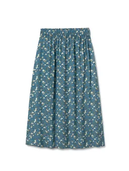 TWOTHIRDS TWOTHIRDS Damen vegan Rock Binlang Blue Flowers – Produktbild 1 von 1