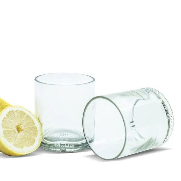 MaBe MaBe SET: 2 Gläser und ein Kerzenständer mit einer SpitzKerze – Produktbild 3 von 4