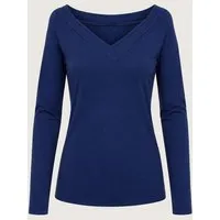 Frija Omina Frija Omina Bio Longsleeve Due, Indico (blau), – Produktbild 1 von 1