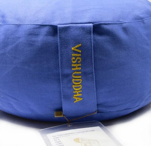 Just Be Just Be Chakra Meditations- und Yogakissen, rund, Blau, – Produktbild 3 von 3