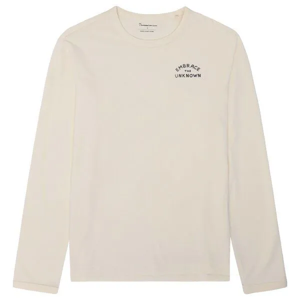 KnowledgeCotton Apparel KnowledgeCotton Apparel Longsleeve, Egret, – Produktbild 1 von 4