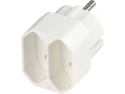 REV REV Steckdosenadapter "Euro" 2-fach, weiß – Produktbild 1 von 1
