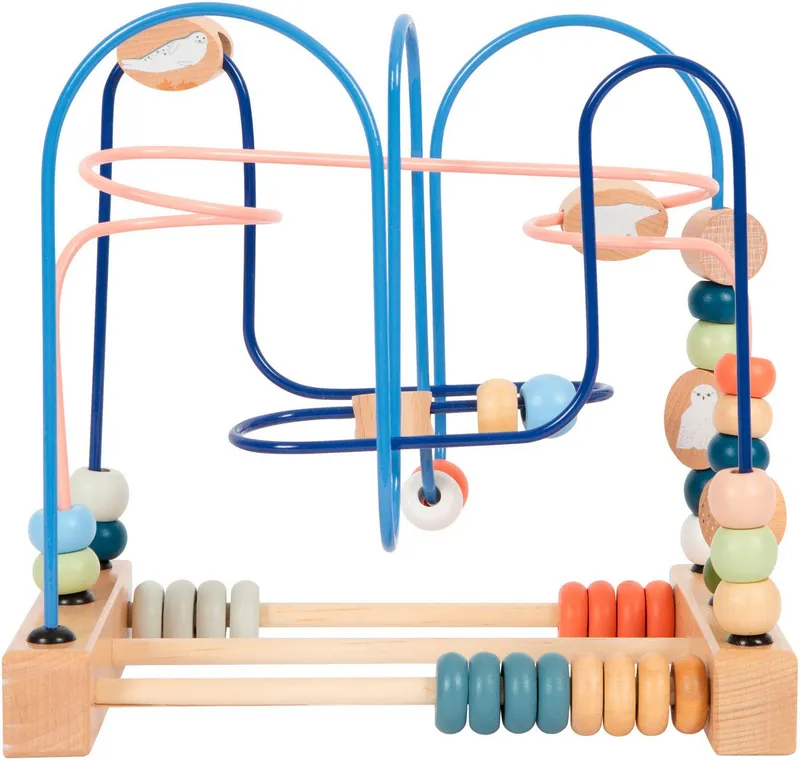 small foot small foot Motorikschleife Arctic, aus Holz, FSC® - schützt Wald, Bunt, – Produktbild 4 von 5