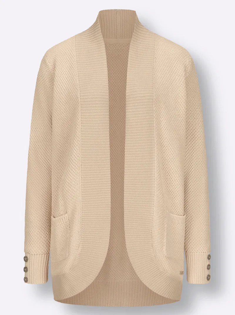 Witt Longstrickjacke, Elfenbein, – Produktbild 1 von 2