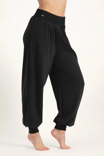 Urban Goddess Urban Goddess Weite Yoga Haremshose Jaya mit Bambus viskose, Onyx black (schwarz), – Produktbild 3 von 3