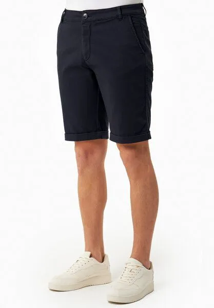 ORGANICATION ORGANICATION Regular-Fit Shorts aus Bio-Baumwolle, Dark navy, – Produktbild 3 von 3
