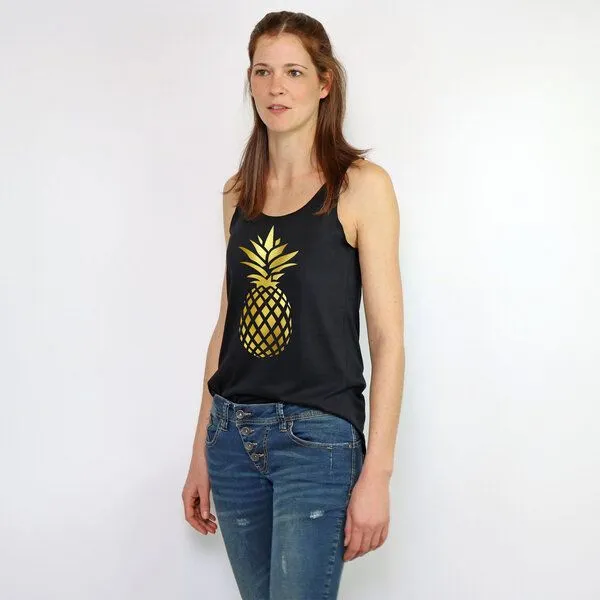 Gary Mash GARY MASH Top Pineapple aus Modal®-Mix, Schwarz, – Produktbild 2 von 4