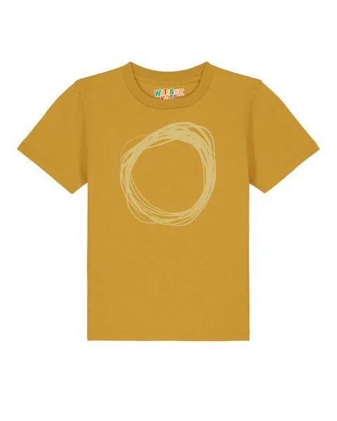 watabout.kids watabout.kids T-Shirt Kinder Kreis, Ochre, – Produktbild 1 von 2