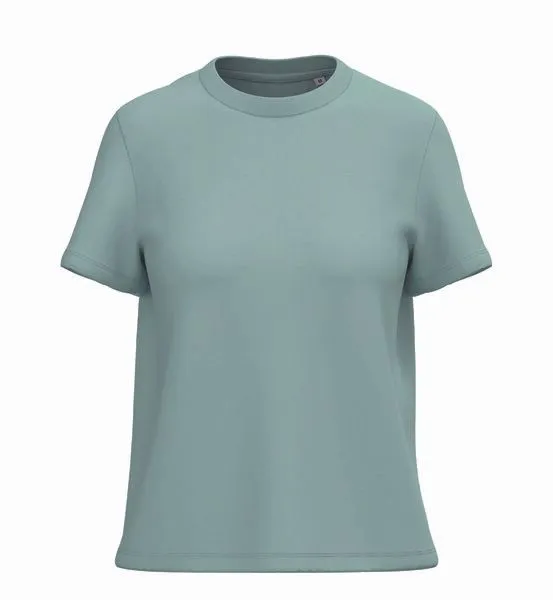 Greenspired Greenspired Damen Basic T-Shirt aus 100 % Bio-Baumwolle – weicher Jersey, 180 g/m², Jadegrün, – Produktbild 1 von 1