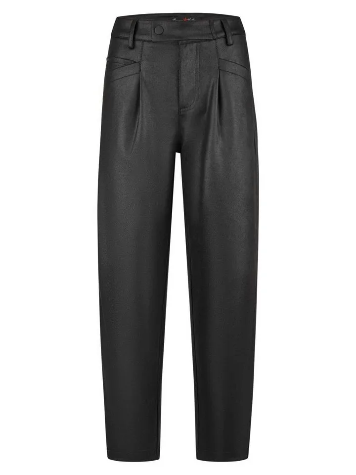 Buena Vista Lederimitathose Modische Lederimitathose mit Bundfalten - Lederhose für Damen, Schwarz, – Produktbild 1 von 1