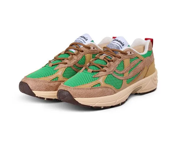 Genesis Footwear Genesis Footwear G-Eco 99 Contra Mesh, Tan/green, – Produktbild 2 von 4