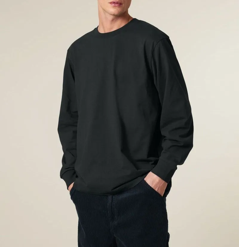 UNIPOLAR UNIPOLAR Loose-Fit Longsleeve Modell: Free Longsleeve, Black, – Produktbild 1 von 1