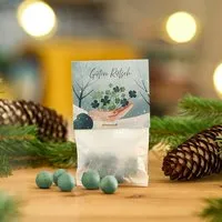 Die Stadtgärtner Die Stadtgärtner Bald wieder da 10x5 Blumenmurmeln im Tütchen "Guten Rutsch" I Gastgeschenk Silvester und Neujahr I Giveaway – Produktbild 1 von 1