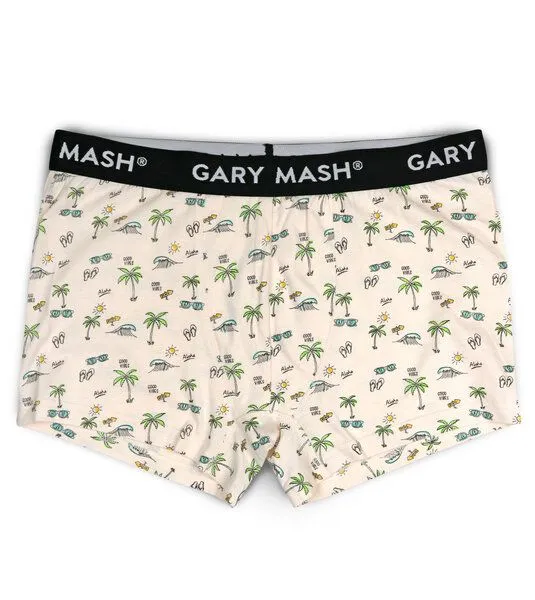Gary Mash GARY MASH 2er-Set Bio Herren Boxerpanties, Aloha, – Produktbild 4 von 4