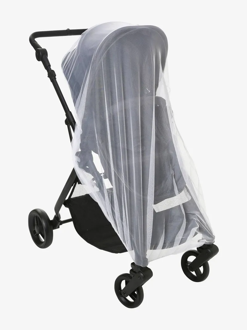 Vertbaudet Mückennetz für Kinderwagen und Reisebett, Weiß, – Produktbild 3 von 4