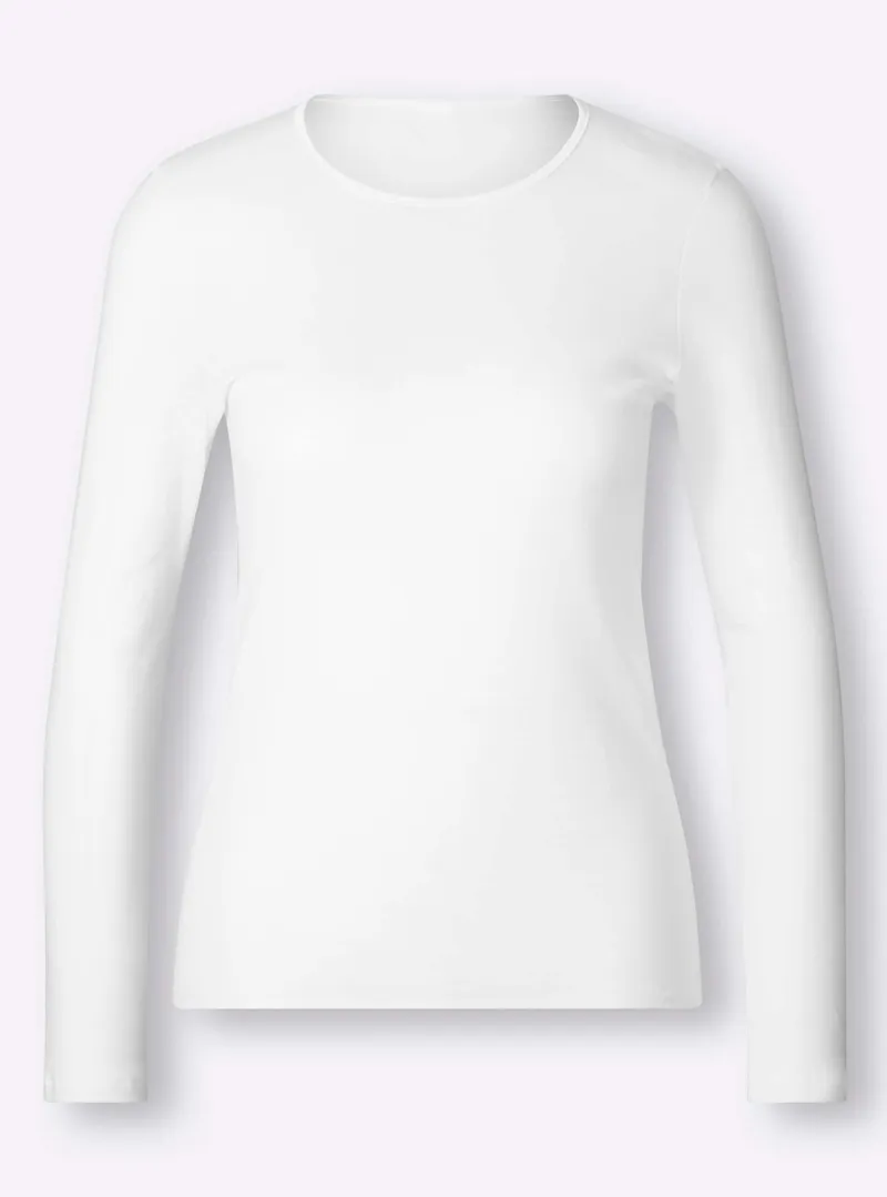 Nina von C. Rundhalsshirt, Weiß, – Produktbild 2 von 2