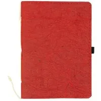 El Puente El Puente Notizbuch mit handgeschöpftem Papier in Rot | Fair Trade & Handmade aus Philippinen – Produktbild 1 von 1