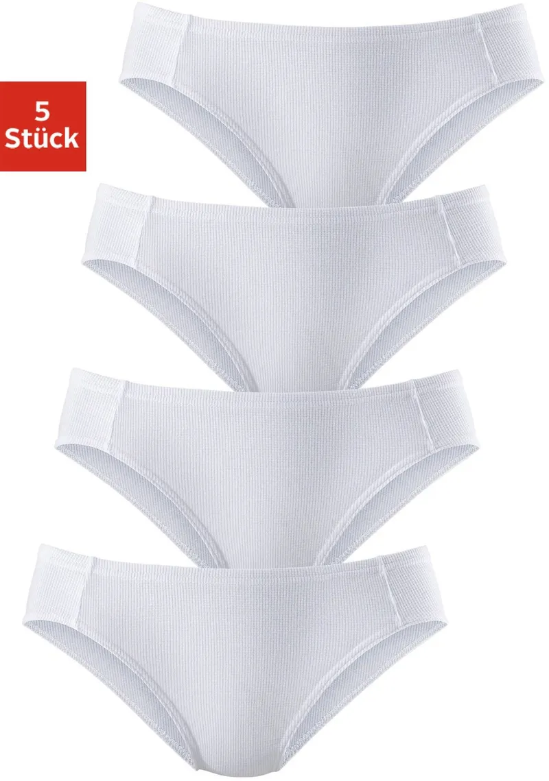 petite fleur by Lascana Bikinislip weiß, Weiß, – Produktbild 1 von 3