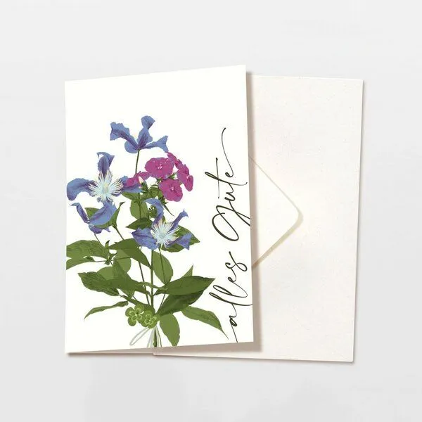 Wildblumen Atelier Wildblumen Atelier Klappkarte mit Umschlag, FSC zertifiziert – Produktbild 7 von 8