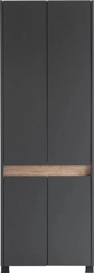 Schildmeyer Schuhschrank Cosmo, Schuhschrank, Made in Germany, B: 57 cm Solide Verarbeitung - Dieses Produkt ist in Deutschland gefertigt, Grau, – Produktbild 3 von 5