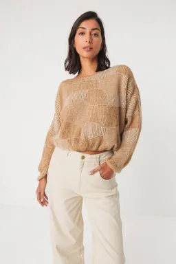 SKFK SKFK Damen vegan Hose Narkue Beige – Produktbild 1 von 1