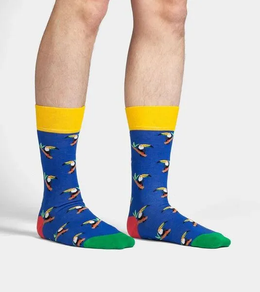 DillySocks DillySocks Socken Tropical Toucan aus Biobaumwoll-Mix, Mehrfarbig, – Produktbild 2 von 4