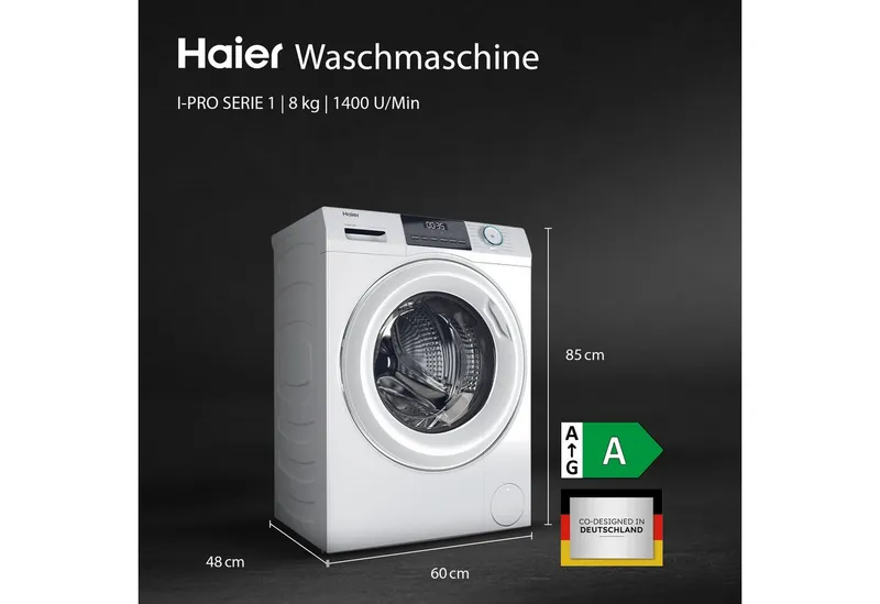Haier Haier HW80-BP14929BU1, Weiß, – Produktbild 1 von 5
