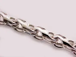 S.W.w. Schmuckwaren S.W.w. Schmuckwaren Handgearbeitete Halskette - massiv 925 Silber - 50cm – Produktbild 1 von 1