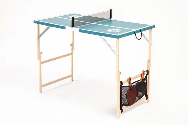 DISH TENNIS DISH TENNIS NIAGARA GRÜN petrolfarbene Mobile Mini Tischtennisplatte - MADE IN AUSTRIA – Produktbild 1 von 3
