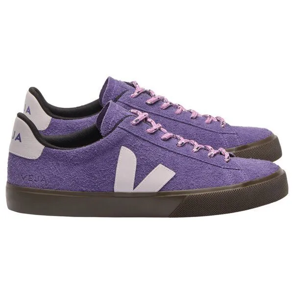 Veja Veja Damen-Sneaker Campo Suede Purple Parme – Produktbild 1 von 4