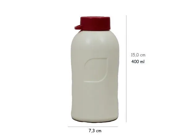 ajaa ajaa! Trinkflasche 0,4l, Pink, – Produktbild 2 von 4