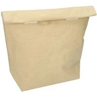 elasto elasto Kühltasche aus Kraftpapier - Isoliertasche für Picknick & Freibad, Natur (klein), – Produktbild 1 von 1