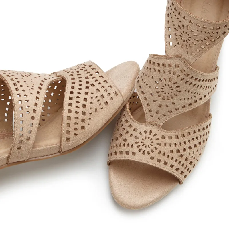 Lascana Lascana Riemchensandalette beige, Beige, – Produktbild 3 von 3