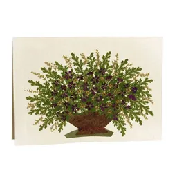 GLOBO Fair Trade GLOBO Fair Trade Grußkarte Wildblumen VIOLETTER STRAUSS – Produktbild 1 von 1